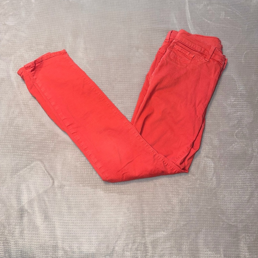 J Brand Vibrant Coral Skinny Jeans size 29 - Picture 1 of 10